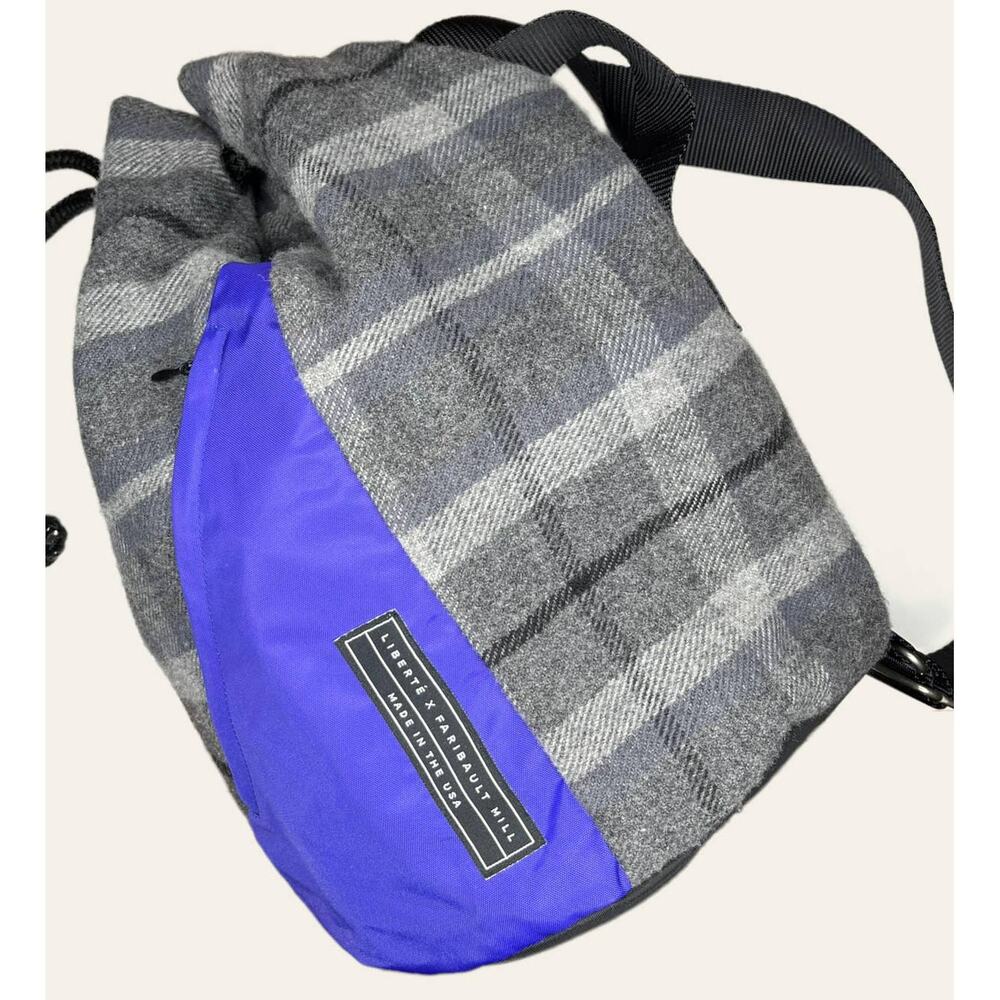 Liberte x Faribault Mill Wool Cinch Bag